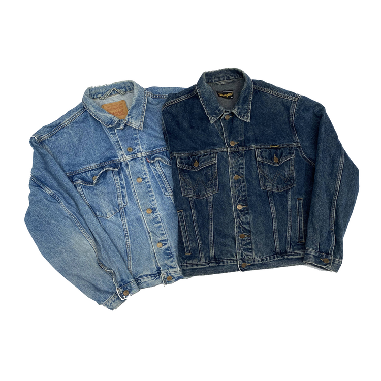 10KG Vintage Branded Denim Jackets