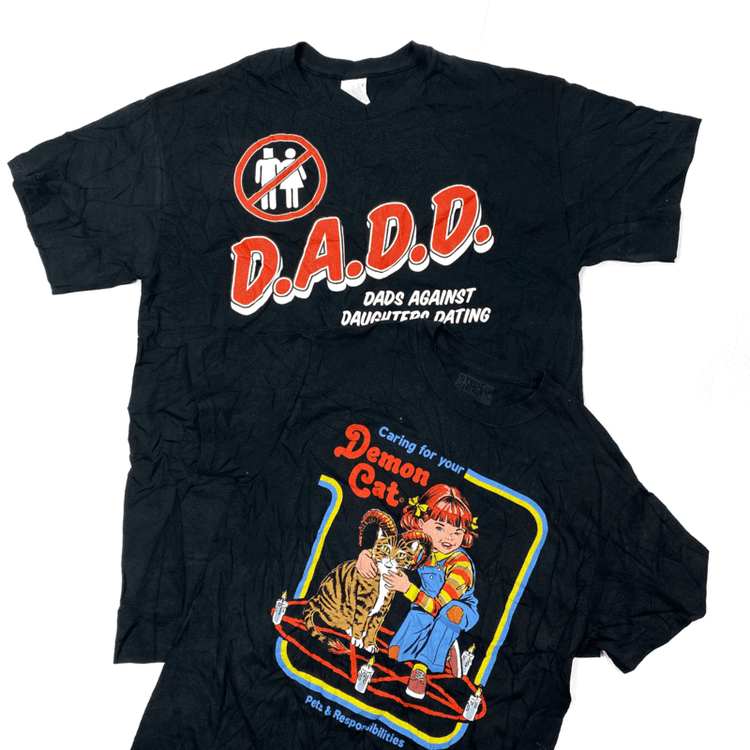 10KG Vintage Graphic Printed T-Shirts