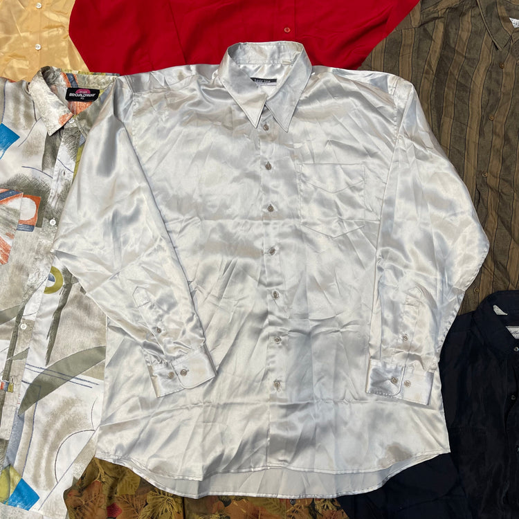 10KG Vintage Silk Shirts/Blouses Mix